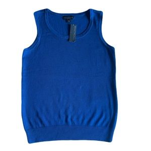 NWT Covington Sleeveless Women's Blue top Size Petite Large